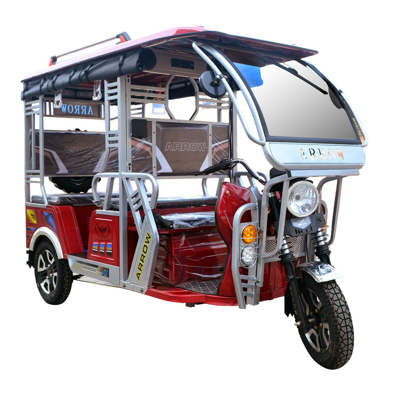 Cherry Red-E-Rickshaw